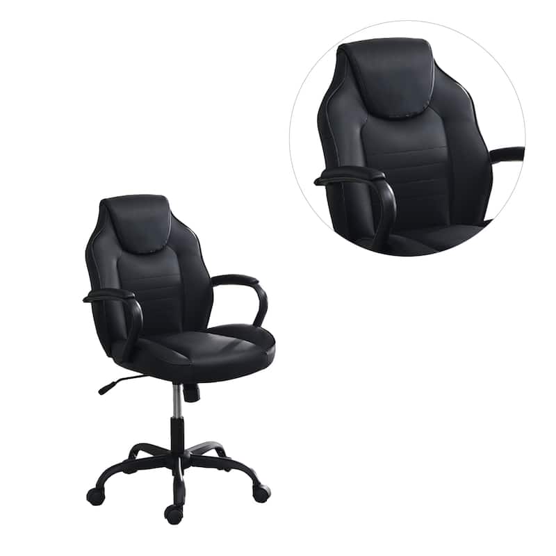 Office Chair with Padded Armrests