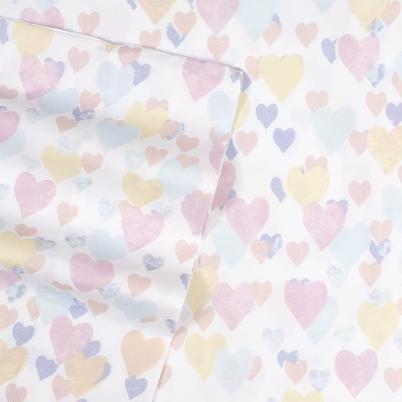 Vintage Hearts Kids Sheet Set