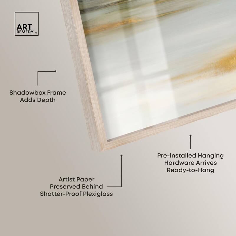 Misty Expanse I Shadowbox by Art Remedy
