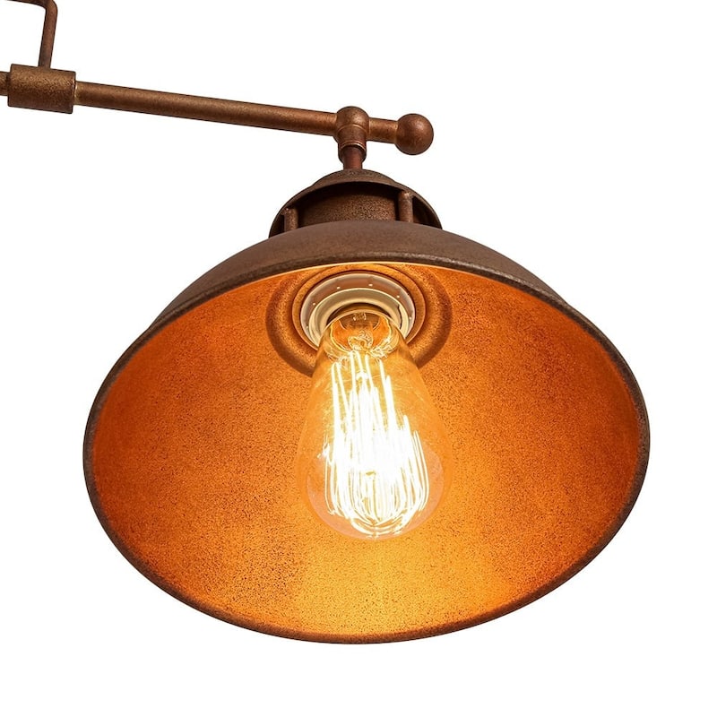 Industrial 3-Light Dome Kitchen Island Pendant - Brushed Black Grey