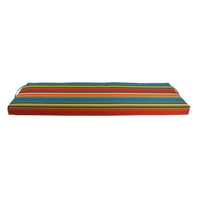 Blazing Needles 63-inch All-Weather Bench Cushion - 63 x 19