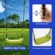 preview thumbnail 2 of 4, 440 Pounds Kids Swing Set with Two Swings and One Glider - 109.5" x 56" x 69.5" (L x W x H)