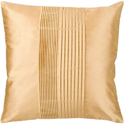 Livabliss Hind Pleated Square 22-inch Decorative Pillow