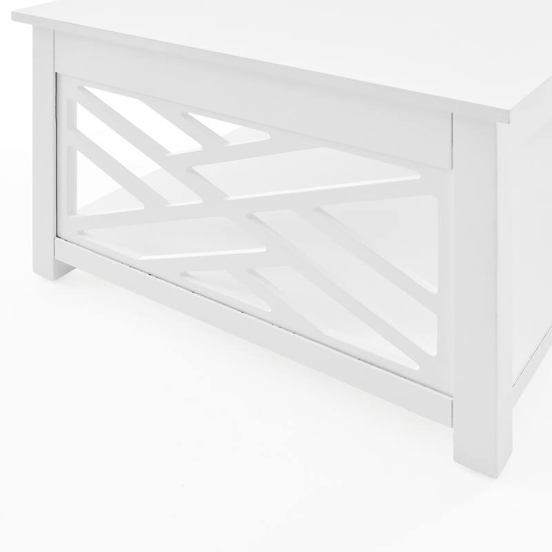 Porch & Den Altadena Coffee Table and Two End Tables with Drawer