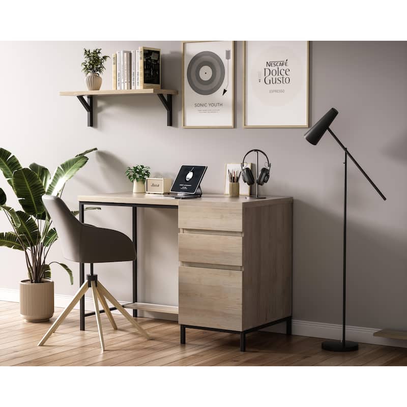 Montague 42 Inch Desk in Mango Wood