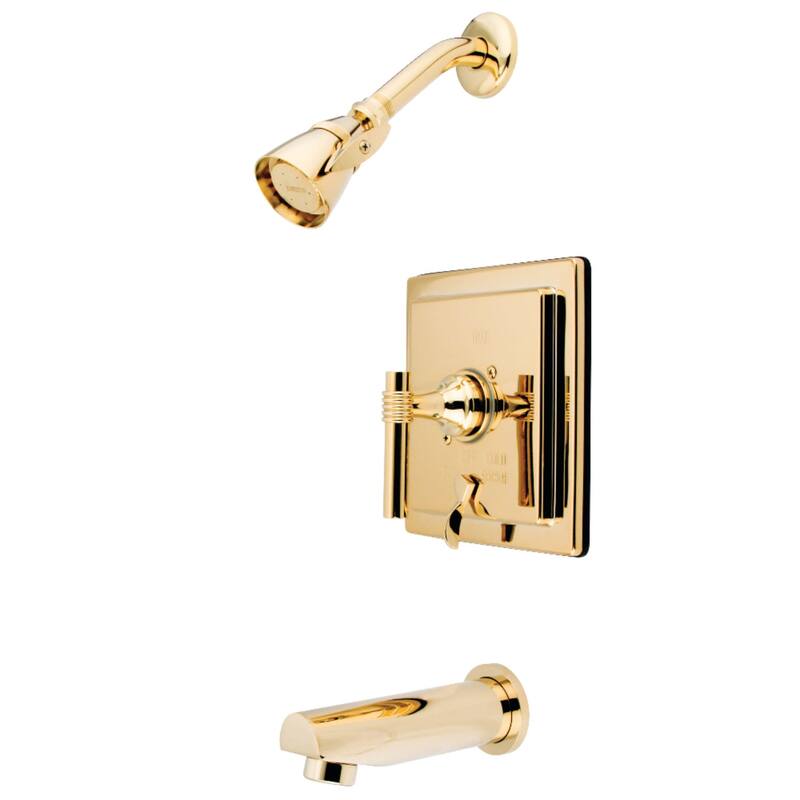 Kingston Brass Milano Tub and Shower Trim Package with 2.5 GPM Single