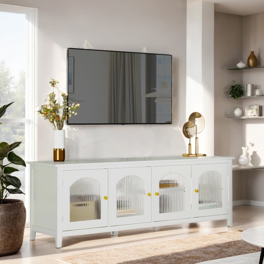 White tv console 70 inch discount