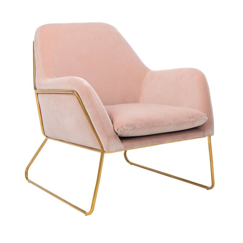 SAFAVIEH Home Misty Metal Frame Accent Chair - 30"W x 35"D x 33"H