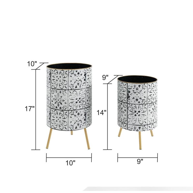 Bantu Modern Planters (Set of 2)
