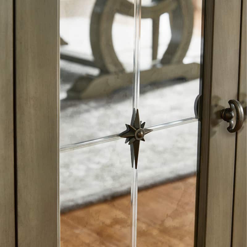 Maizy Antique Mirrored Door Server by iNSPIRE Q Artisan
