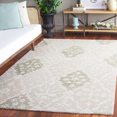 SAFAVIEH Handmade Ebony Afifa Modern & Contemporary Wool Rug