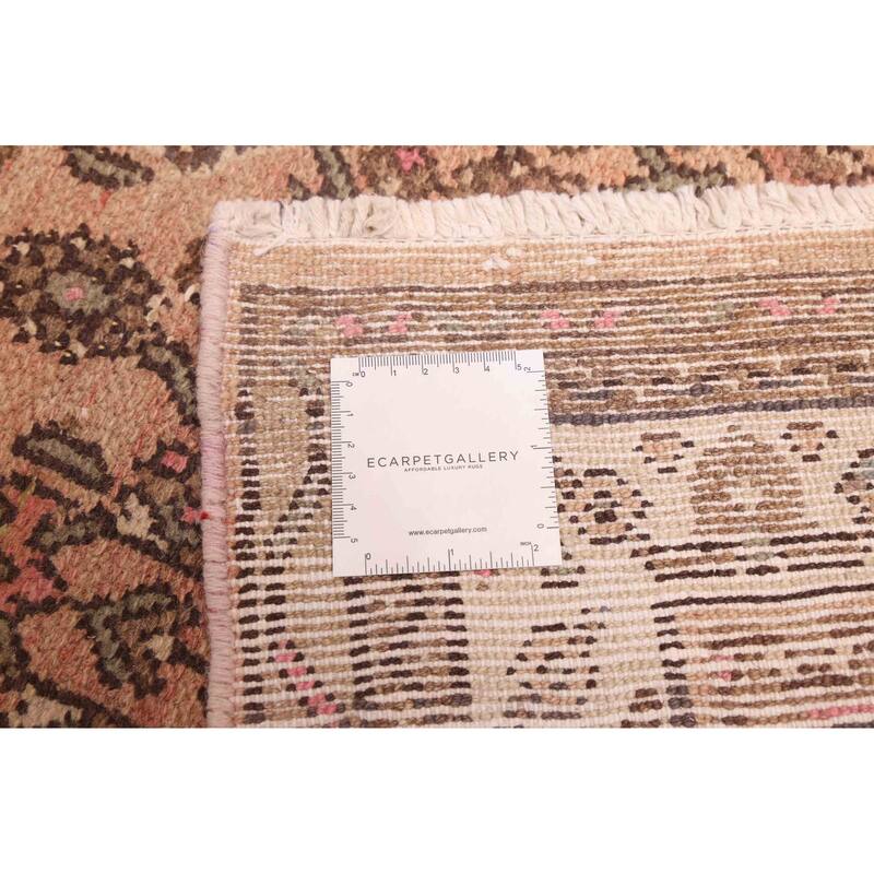 ECARPETGALLERY Hand-knotted Antalya Vintage Copper Wool Rug - 3'7 x 9'9