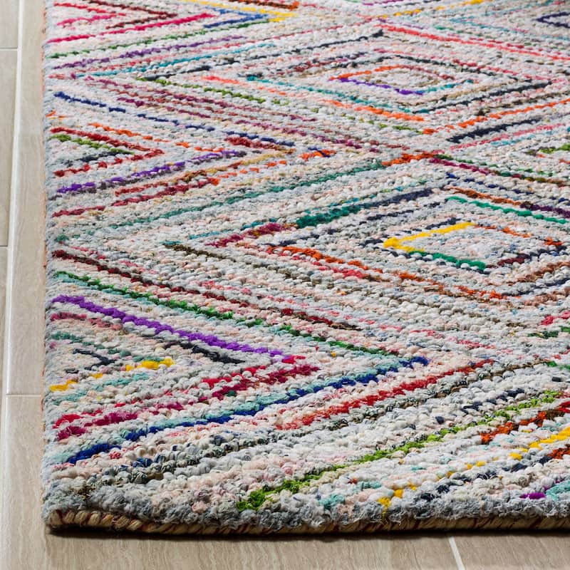 SAFAVIEH Handmade Nantucket Bengusu Contemporary Cotton Rug