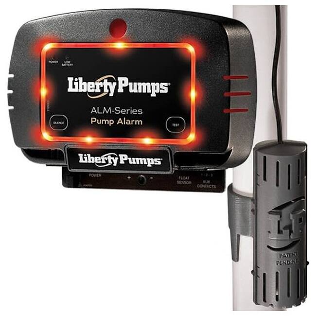 Liberty Pumps ALM-P1 Indoor Sump Pump Water Alarm with Snap-On - Natural