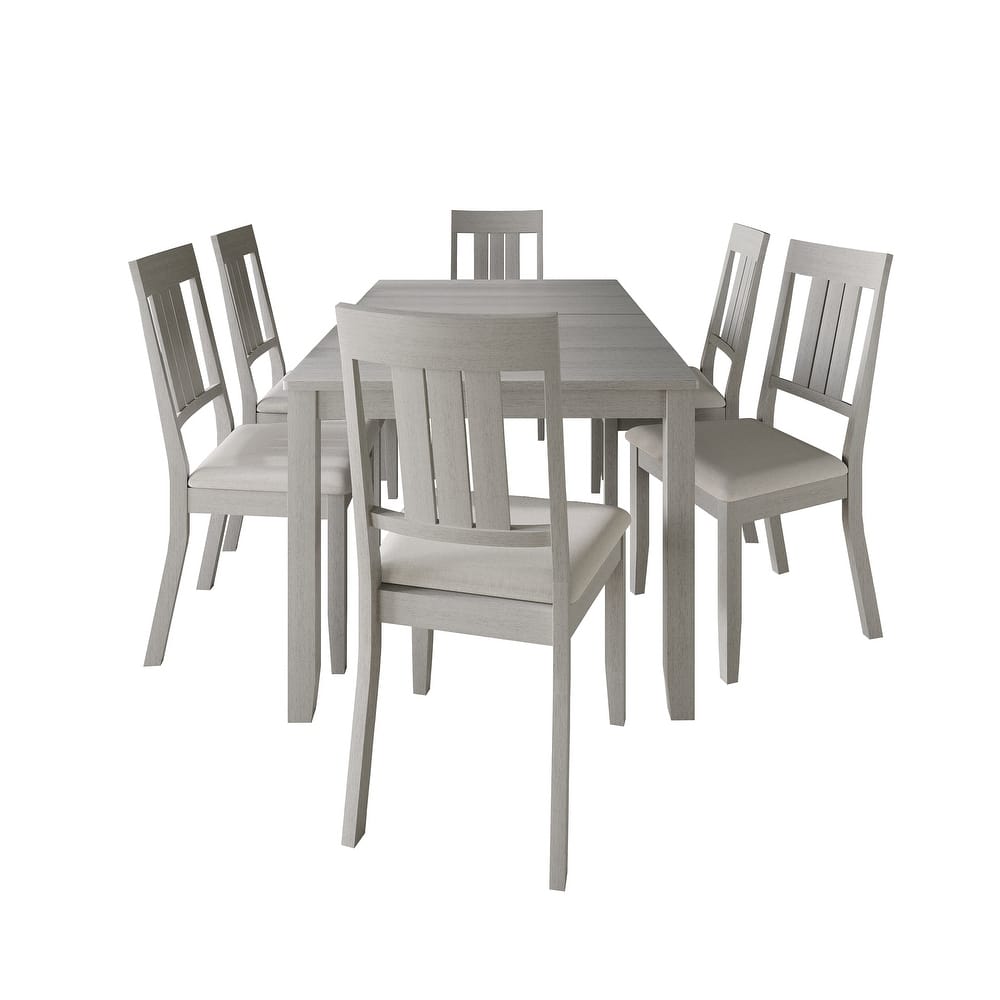 CraftPorch Classic 7-piece Wooden Dining Set