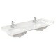 preview thumbnail 6 of 24, Deborah 60-inch Double Vanity, Quartz Top