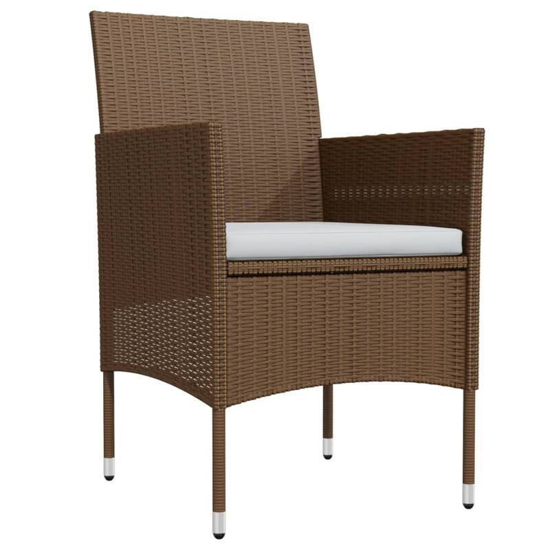 vidaXL Patio Dining Set Outdoor Dining Set Table and Chair Set for Garden