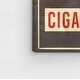 preview thumbnail 4 of 6, Oliver Gal 'Cigar Lounge Sign' Typography and Quotes Wall Art Canvas Print - Gray, Red