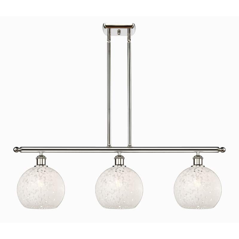 Innovations Lighting 516-3I-11-36-White Mouchette-Indoor Pendant Large