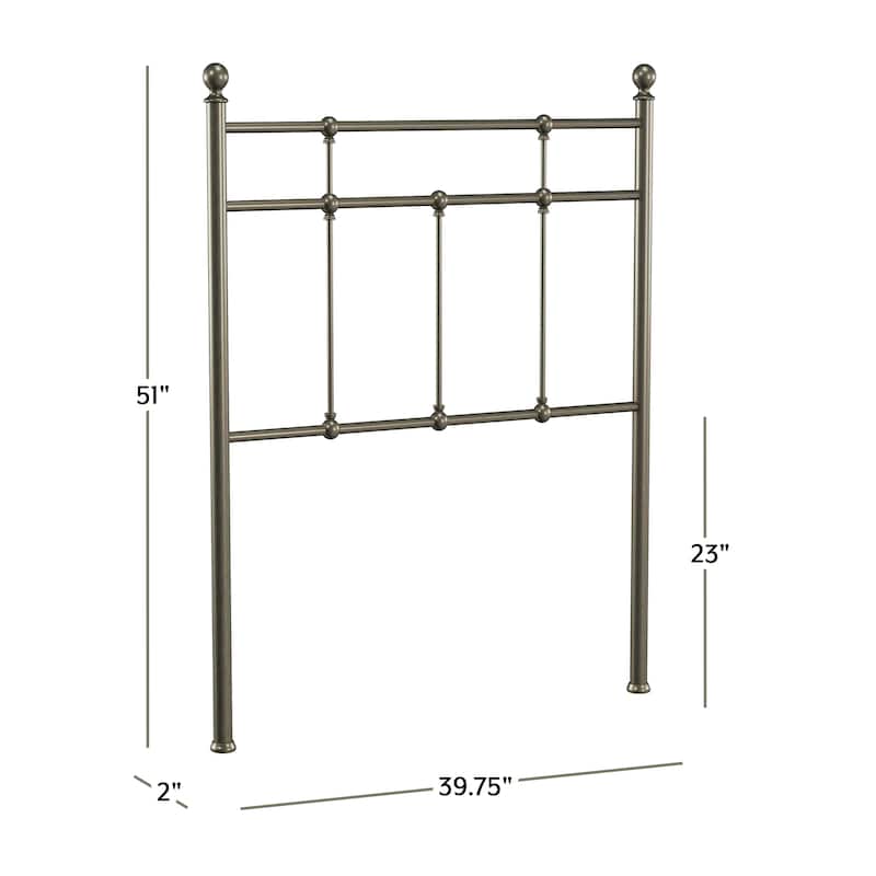 Hillsdale Furniture Providence Traditional Spindle Metal Headboard