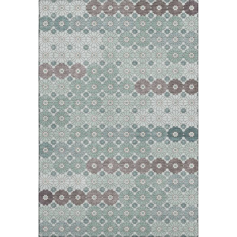 Premium Washable Super Soft Whimsy Mosaic Mayfield Rug