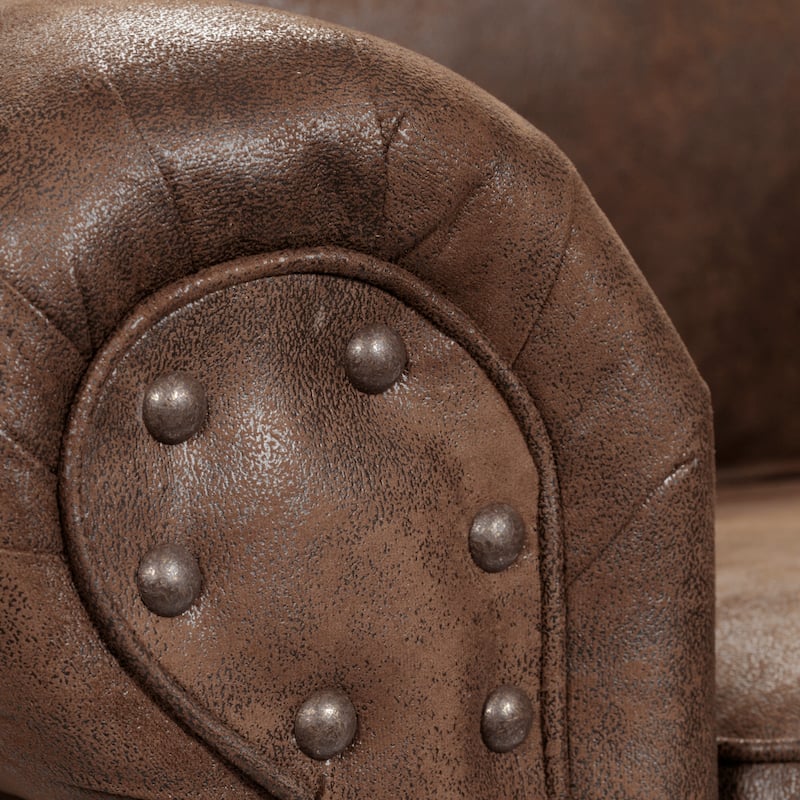 Alpine Brown Rustic Lodge Sleeper Sofa