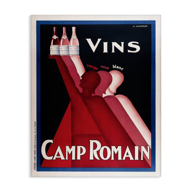 Stupell Antique Wine Bottle Trio Canvas Wall Art Design By Marcus Jules - 36 x 48