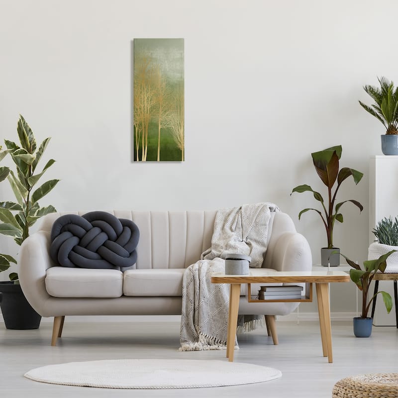 Stupell Minimal Gold Branches Canvas Wall Art Design By Kate Bennett