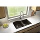 preview thumbnail 5 of 64, Karran Undermount Quartz 32 in. 60/40 Double Bowl Kitchen Sink Kit