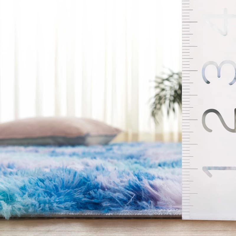SAFAVIEH Rainbow Shag Didy Shag Rug