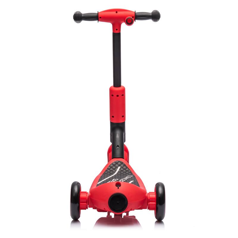 2in1 Kids Ride On Three-Wheel Balance Electric Scooter, Toy for kids, Tail Color Lights W/Spray, Wider Pedal