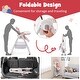 preview thumbnail 32 of 36, Babyjoy Folding High Chair Convertible Height Adjustable Baby Feeding - See Details