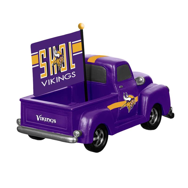 NFL Rally Truck Garden Statue with Team Flag