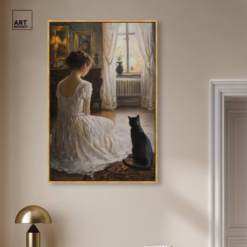 Her Faithful Companion Canvas by Art Remedy