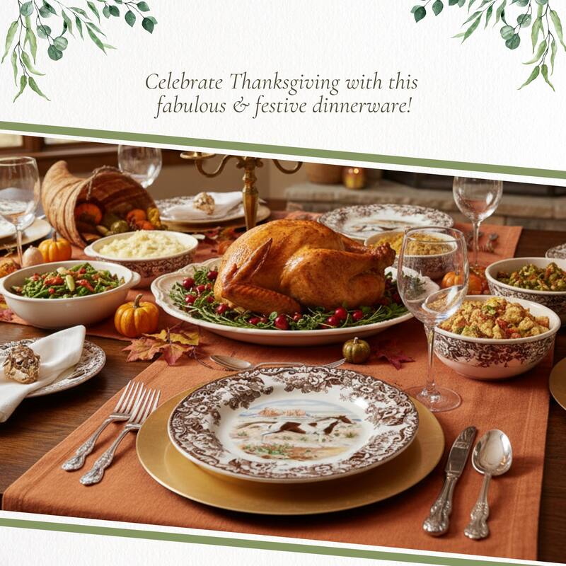 Spode Woodland Dinner Plate Horse Motif