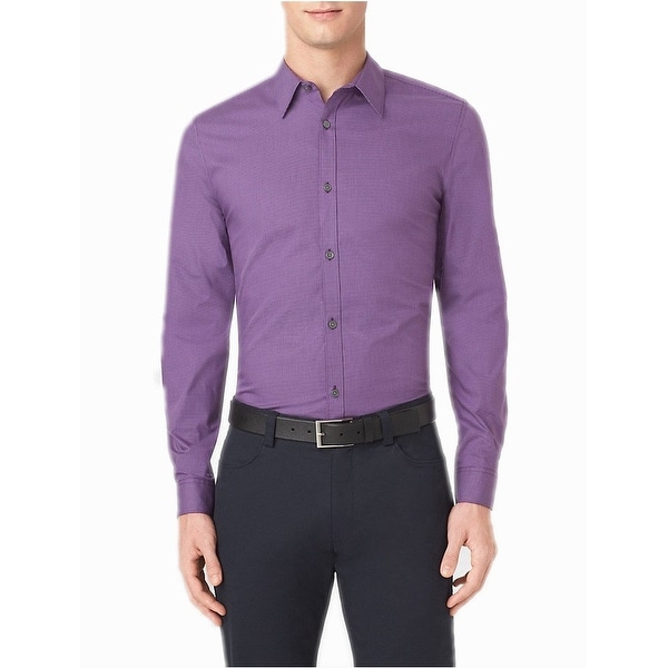 calvin klein men's dress shirts