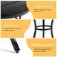 preview thumbnail 30 of 30, Metal Outdoor Round Side Table, Patio Coffee Bistro Table for Indoor Outdoor