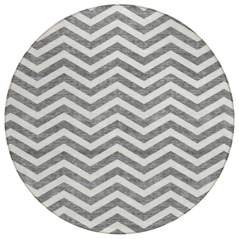 HomeRoots Chevron Transitional Rectangle Outdoor Rug