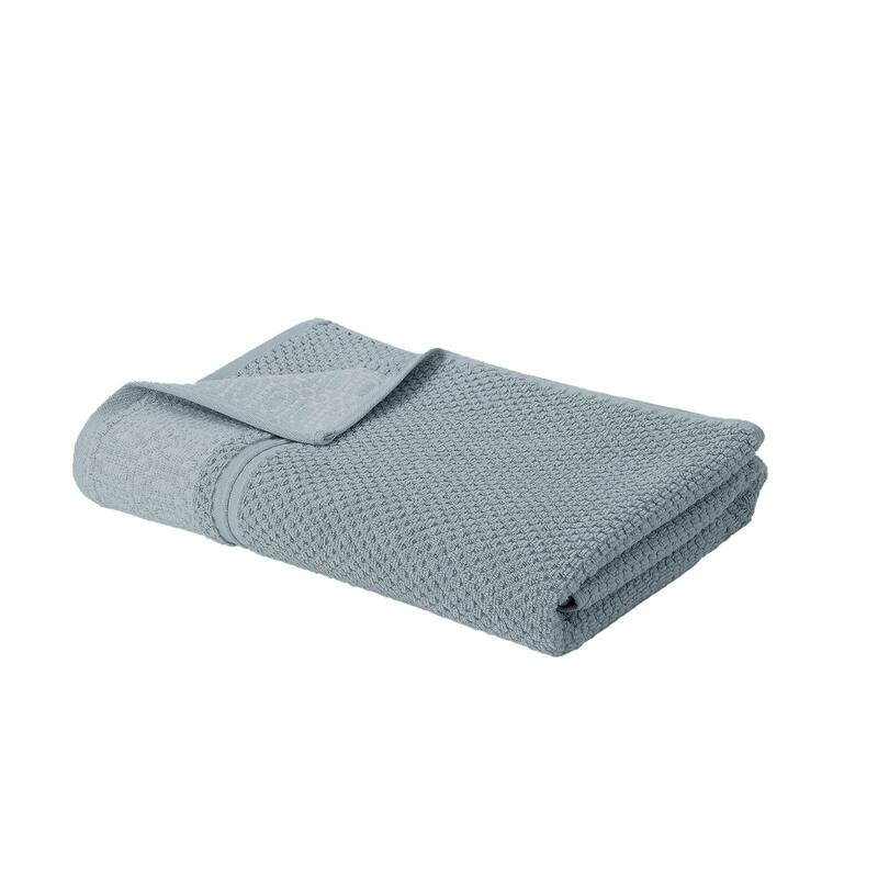 Modern Threads 6-Piece Jacquard Towel Set Astra - 100% Cotton, Bath, Hand & Washcloths - Modern Geometric Pattern