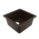 preview thumbnail 60 of 75, Karran Undermount Quartz Bar Single Bowl Sink