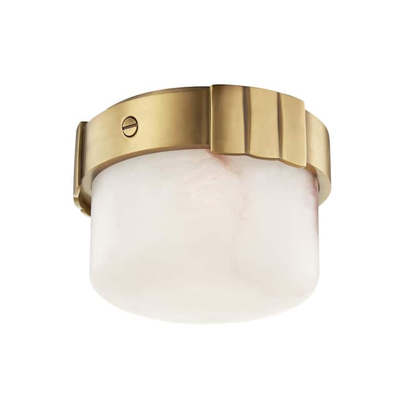 Hudson Valley Lighting Beckett Single Light 6" Wide Integrated LED - Aged Brass