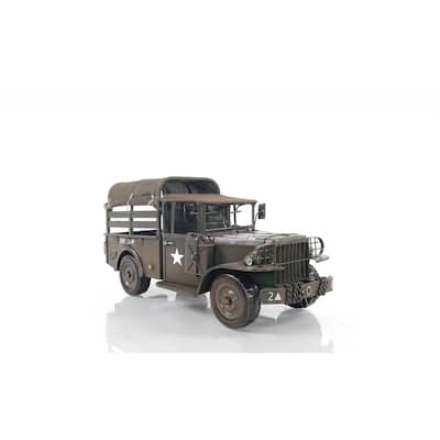 c1951 Dodge M42 Command Truck Sculpture - 13.5 x 6 x 6.75