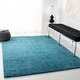 preview thumbnail 8 of 140, SAFAVIEH August Shag Solid 1.2-inch Thick Area Rug 10' x 14' - Turquoise