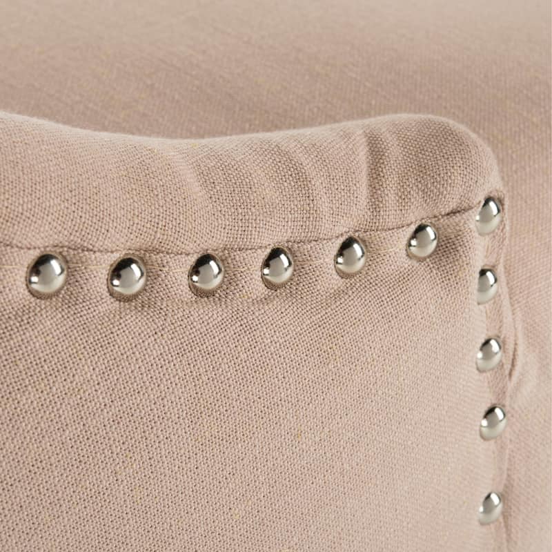 SAFAVIEH Dottie 26-inch Tufted Wing Back Counter Stool - Grey / Espresso (Set of 2) - 22.5" x 25" x 41" - 22.5" x 25" x 41"