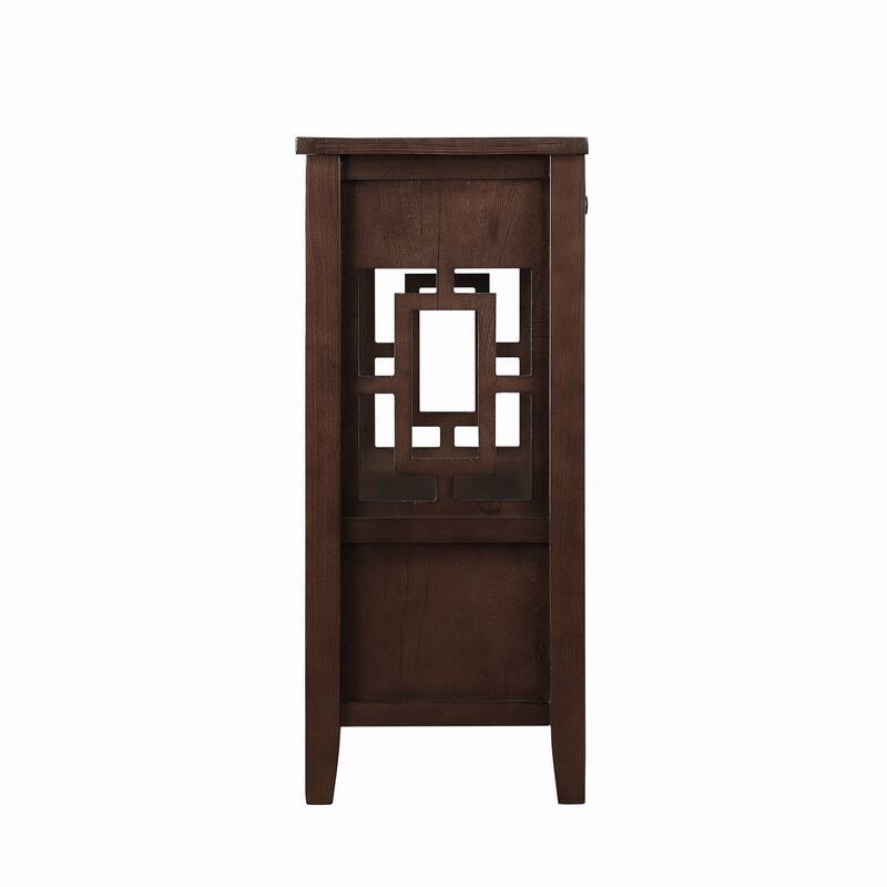 36-inch Modern Multifunctional Solid Pine Console Table