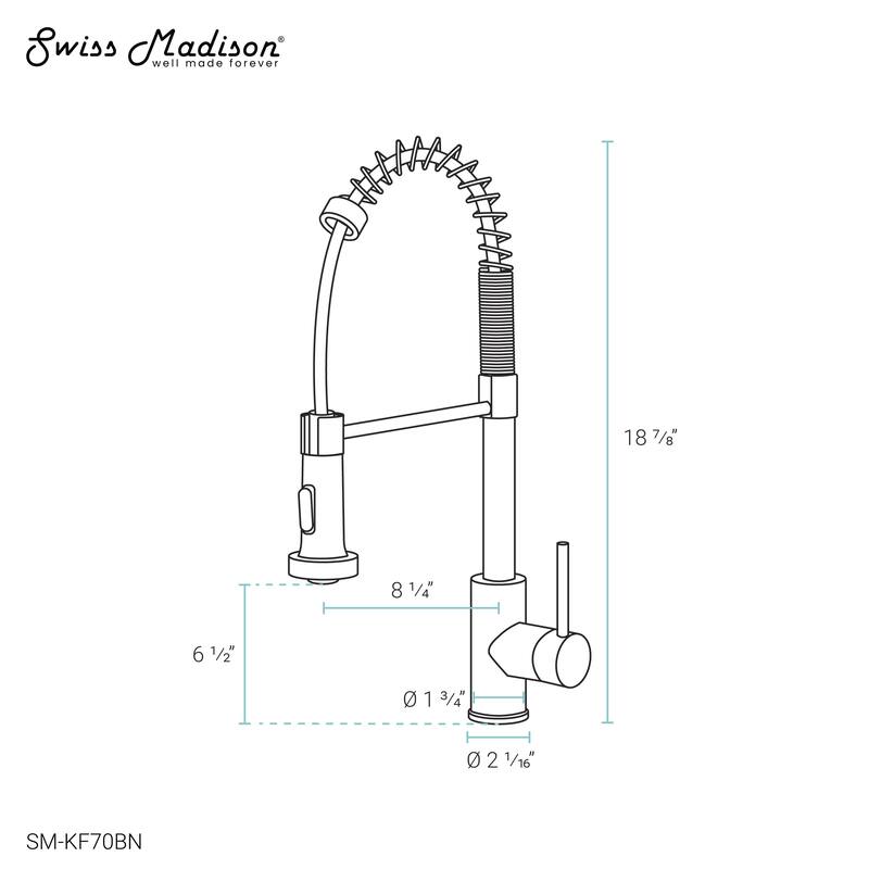 Nouvet Single Handle, Pull-Down Kitchen Faucet