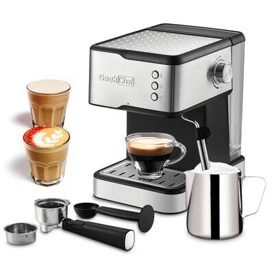 Espresso Machine,20 bar espresso machine with milk frother for latte,cappuccino,Machiato,for home espresso maker,1.8L Water Tank