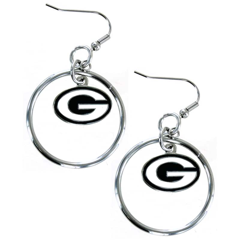 Green Bay Packers Hoop Earrings - Multi