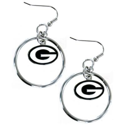 Green Bay Packers Hoop Earrings - Multi