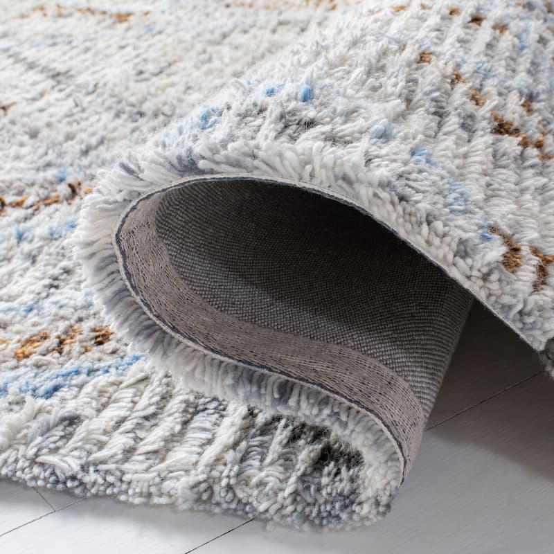 SAFAVIEH Handmade Casablanca Shag Synne Wool Rug